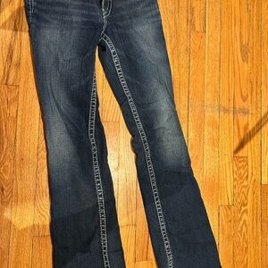 Silver Jeans Blue Flare Wide Leg Denim